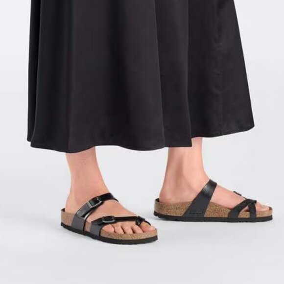 Birkenstock Women's Mayari Sandal in Licorice Size 7/EU 38 - Picture 1 of 7